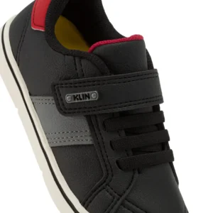 ZAPATO NEGRO/GRAFITO/ROJO